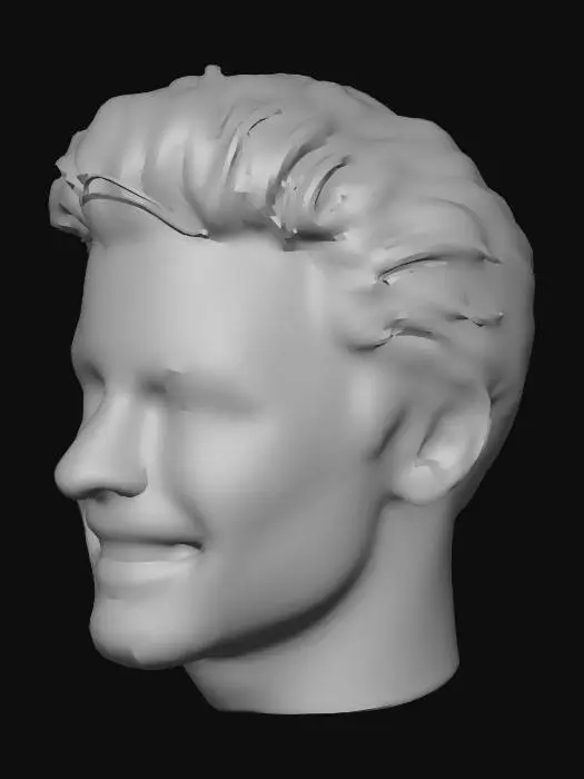 3D model for Smiling Portrait