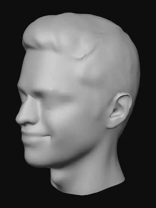3D model for Smiling Portrait