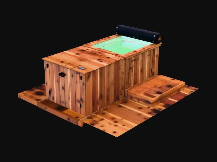 3D model for Rustic Wooden Tub