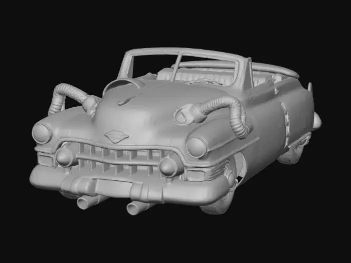 3D model for Retro Futurist Cruiser