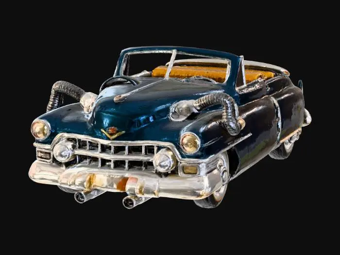 3D model for Retro Futurist Cruiser