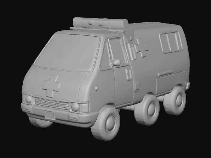 3D model for Speeding Ambulance