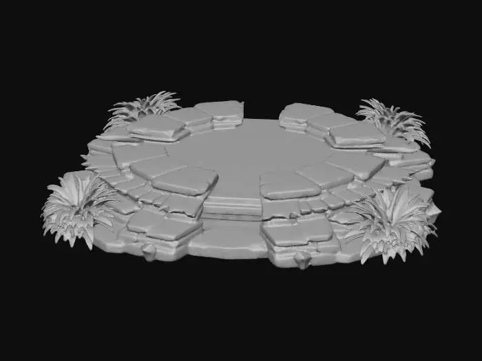 3D model for Enchanted Forest Oasis