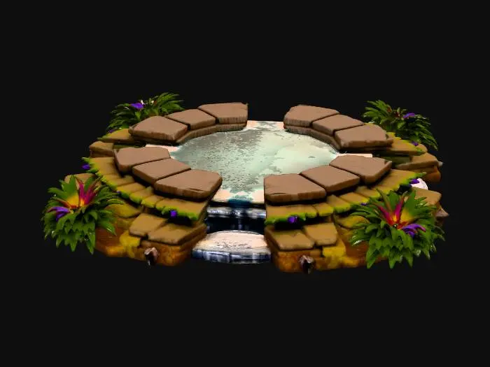 3D model for Enchanted Forest Oasis