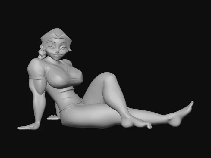 3D model for Relaxed Portrait