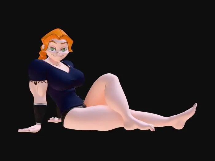 3D model for Relaxed Portrait