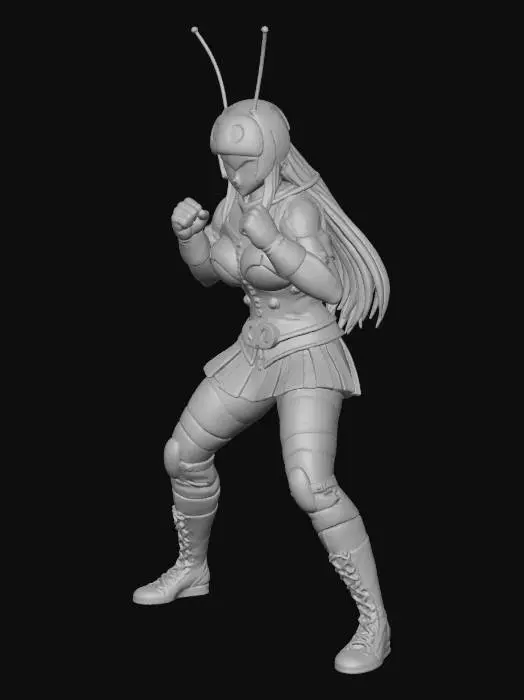 3D model for Ladybug Warrior
