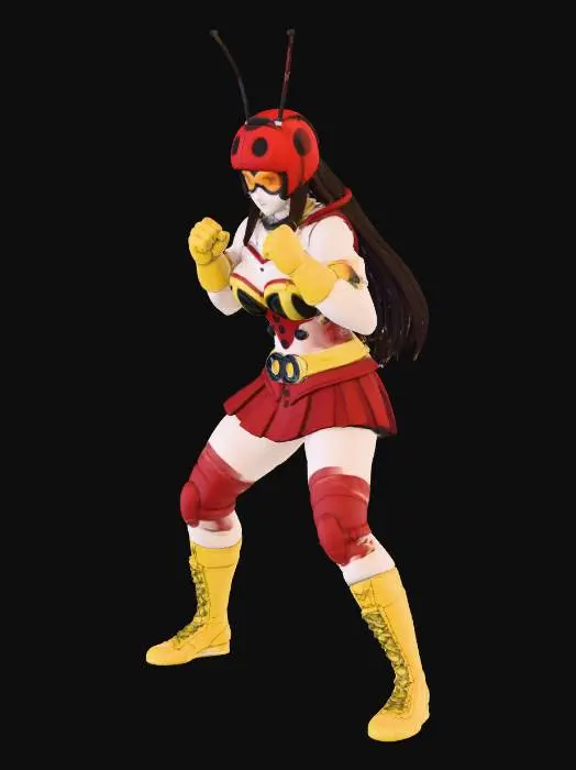 3D model for Ladybug Warrior