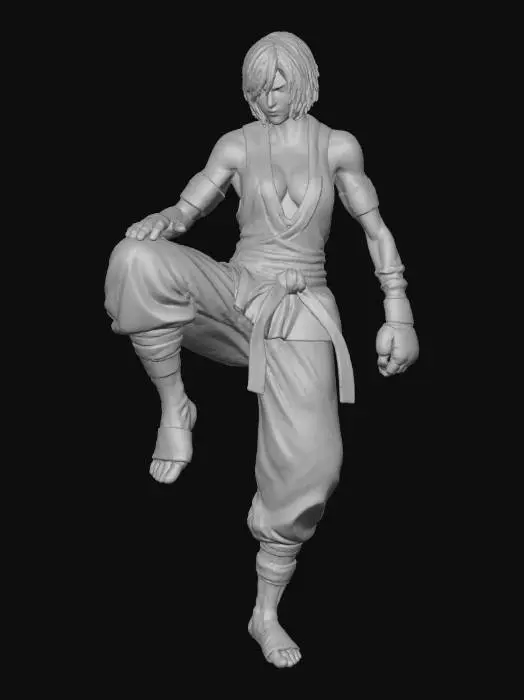 3D model for Juri han before the fall