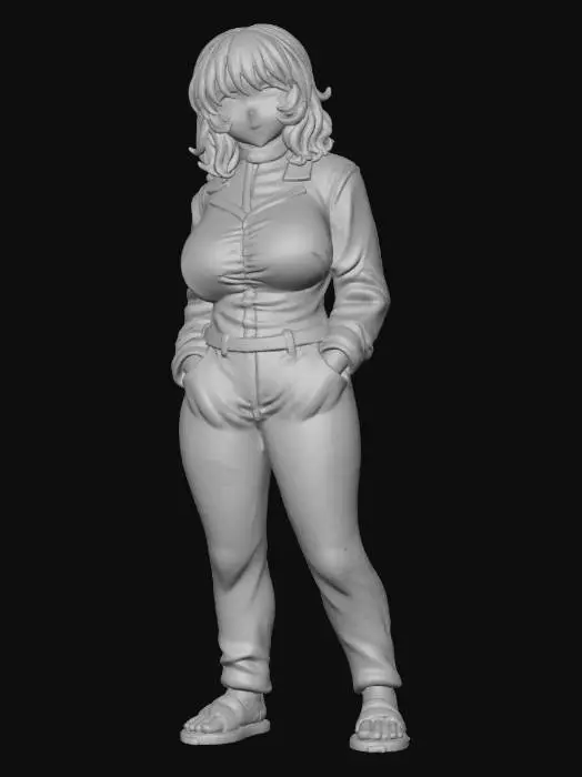 3D model for Courier in Sandals