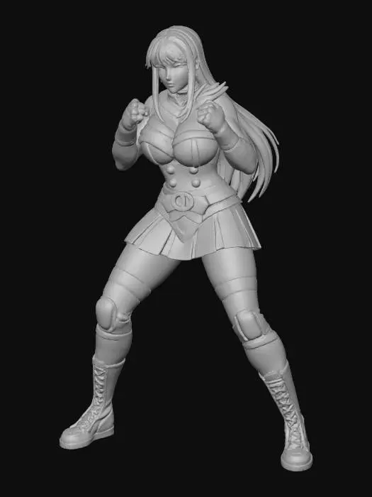 3D model for Warrior Stance