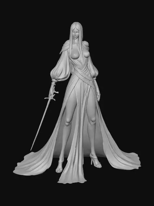 3D model for Scarlet Warrior