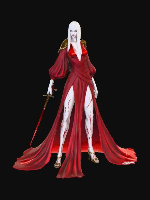 3D model for Scarlet Warrior