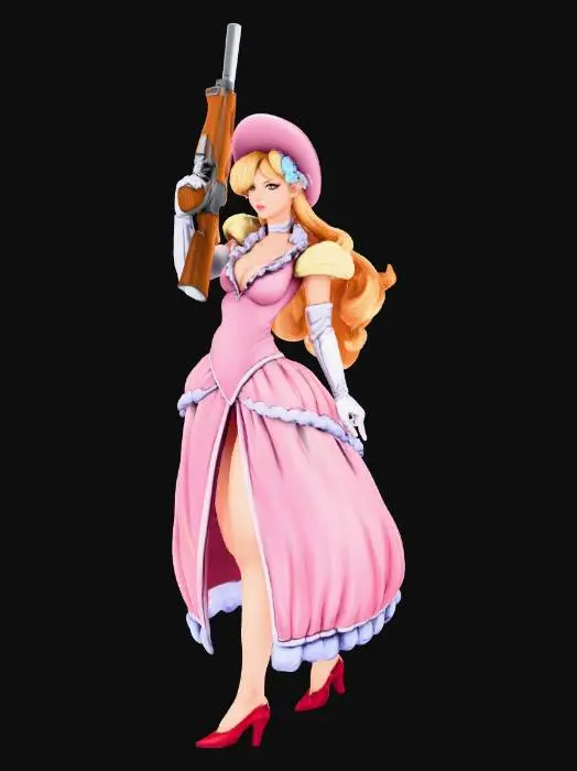 3D model for Cowgirl Elegance