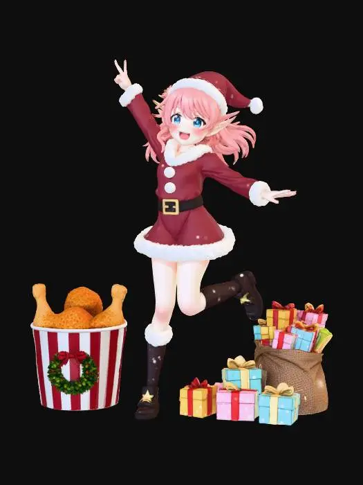 3D model for Santa's elf Celebration in the Park, #Christmas2025#