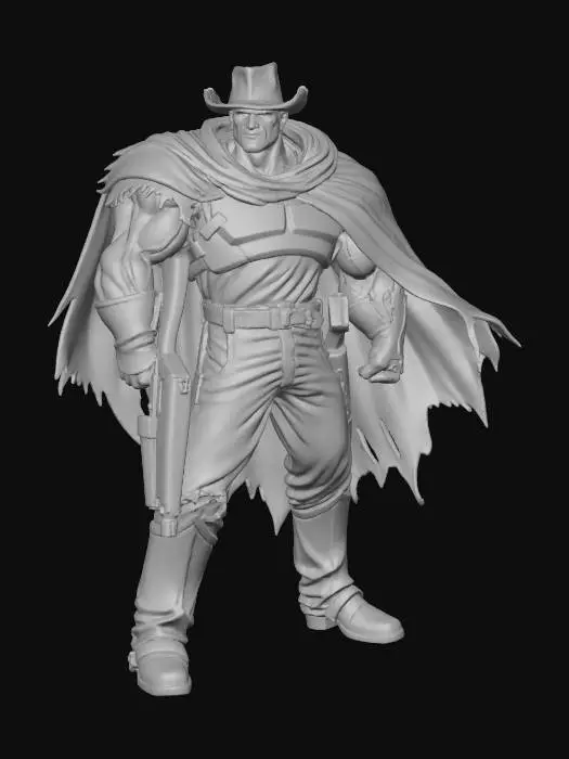 3D model for Cowboy Warrior