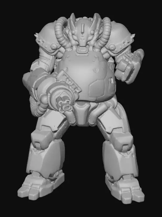 3D model for Mech Guardian