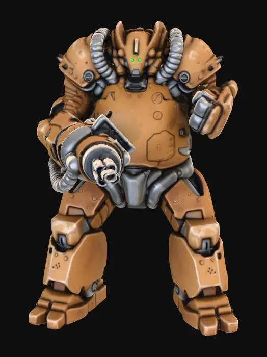 3D model for Mech Guardian