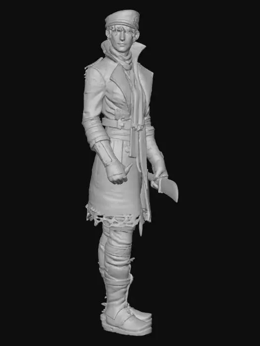 3D model for Traveller in Tattered Coats