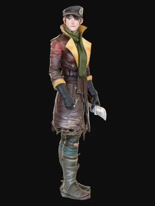 3D model for Traveller in Tattered Coats