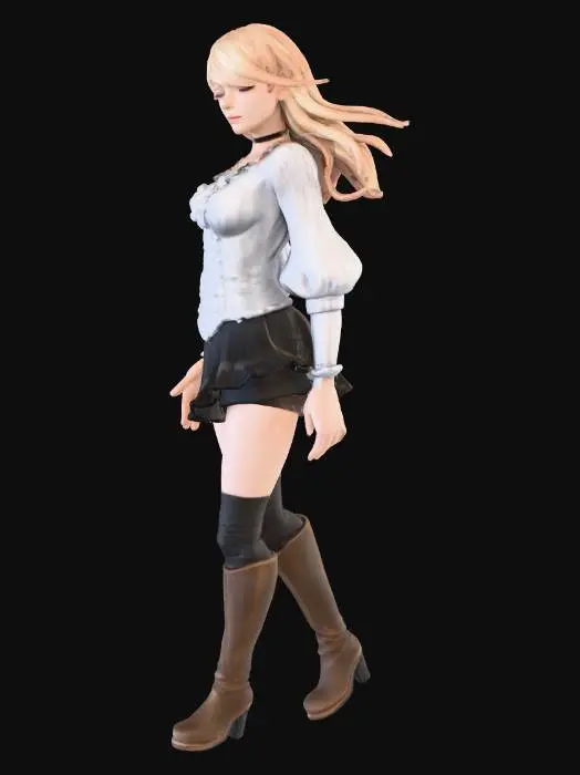 3D model for Serene Stroll