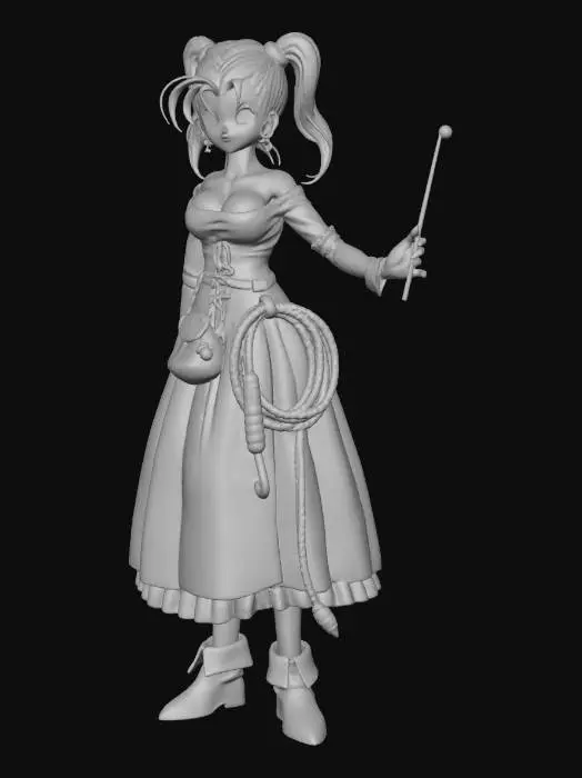 3D model for Mage with a Staff