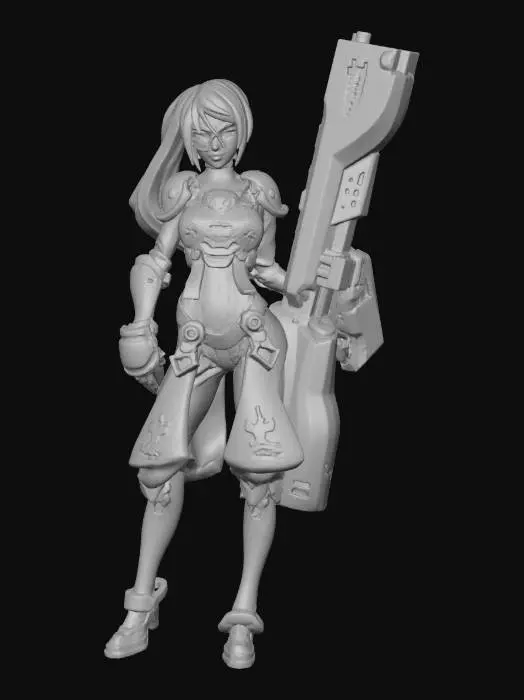 3D model for Warrior Medic