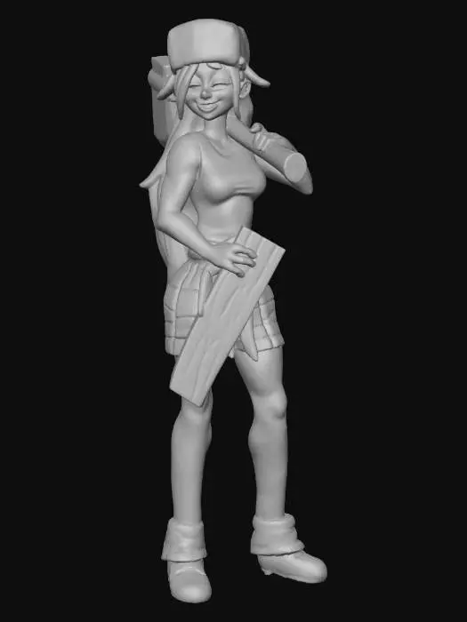 3D model for Lumberjack Lass