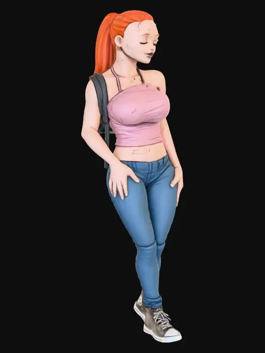 3D model for Desert Wanderer