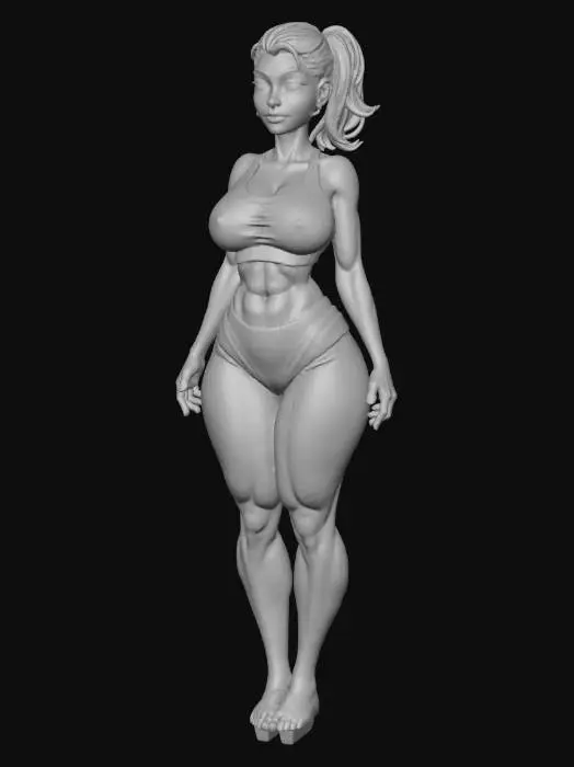 3D model for Fitness Glow