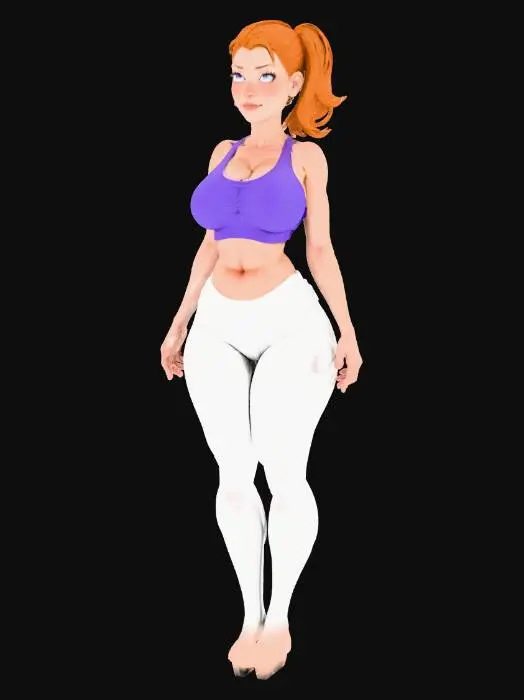 3D model for Fitness Glow