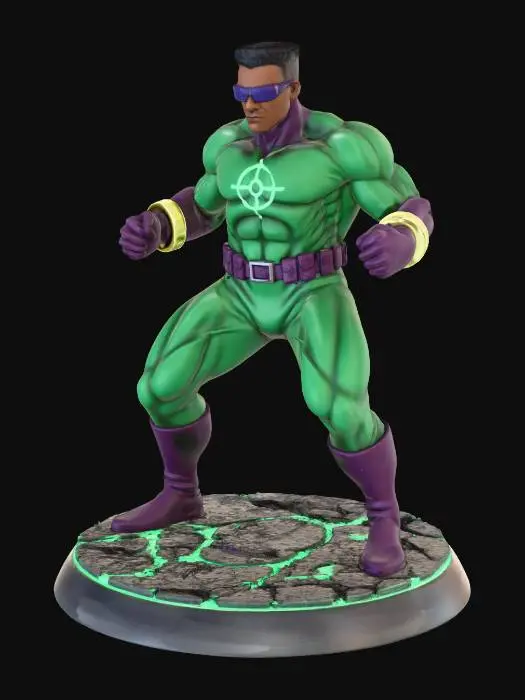 3D model for Emerald Guardian