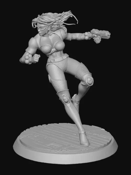 3D model for Stealth Agent Action Figure