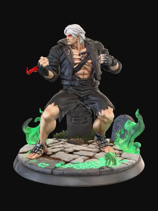 3D model for Graveyard Warrior