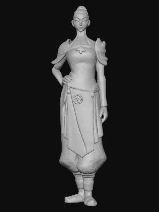 3D model for Fire Nation Counselor