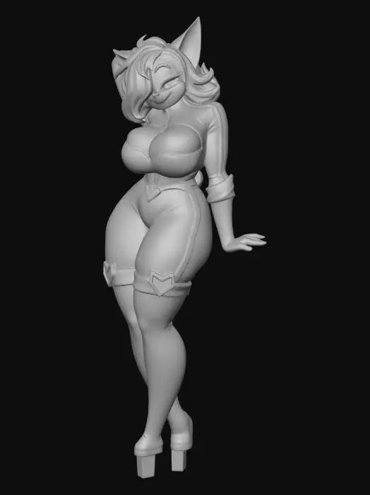 3D model for Feline Noir
