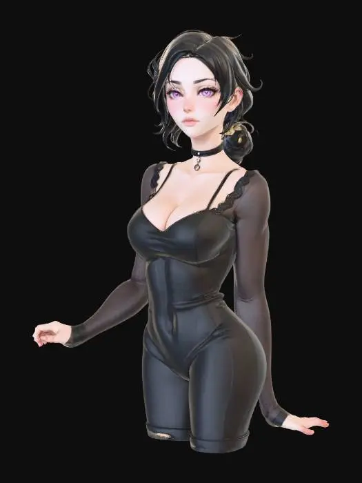 3D model for Enigmatic Elegance