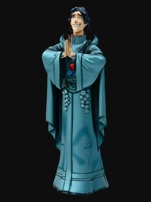 3D model for Mystic Monk