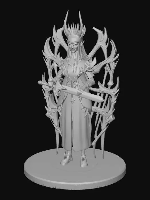 3D model for Enigmatic Sorceress