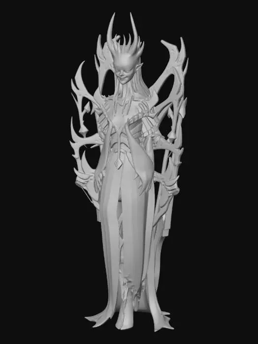 3D model for Enigmatic Sorceress