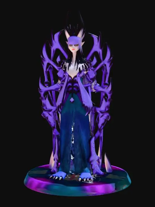 3D model for Enigmatic Sorceress