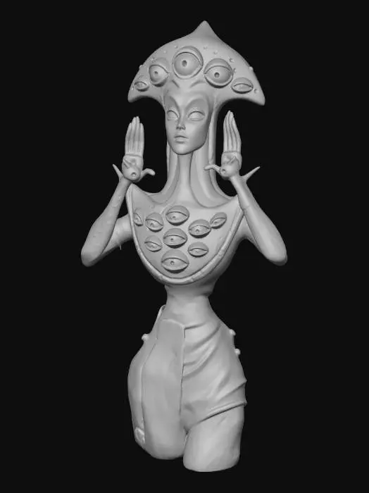 3D model for Watcher of the Green Mist