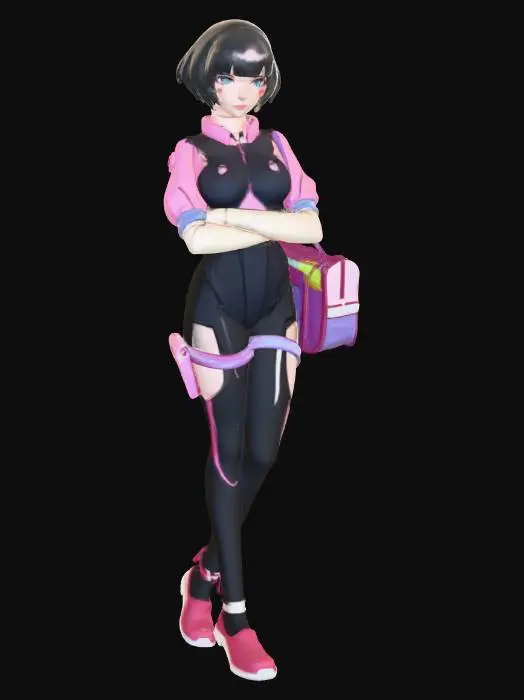 3D model for Vibrant Vigilante