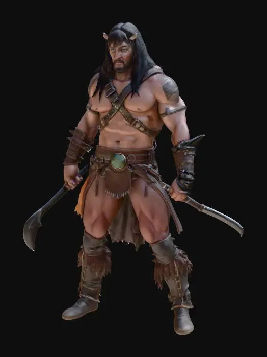 3D model for Warrior of Twilight Tower