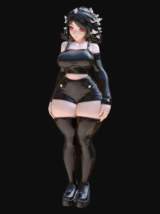 3D model for Gothic Doll