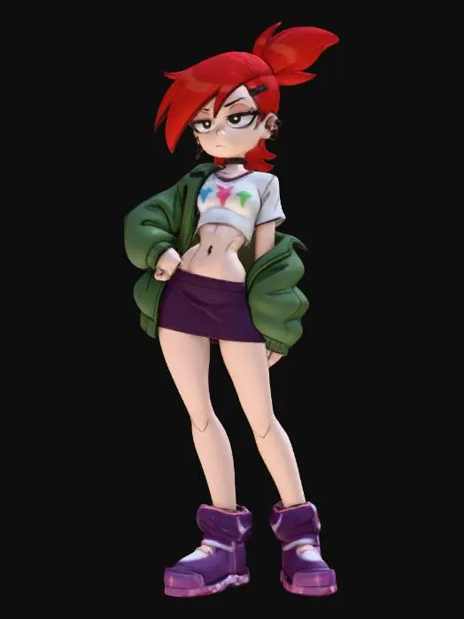 3D model for Character Attitude