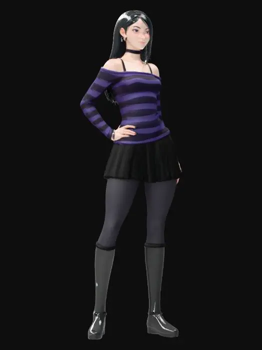 3D model for Gothic Elegance