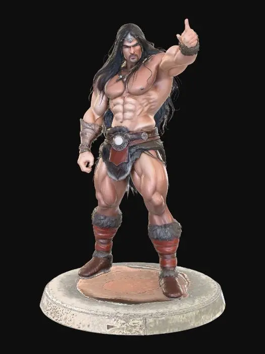 3D model for Warrior of the Highlands