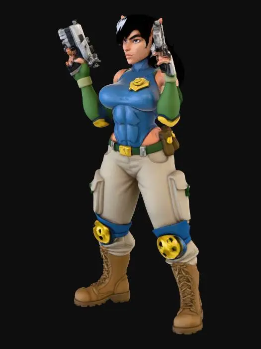 3D model for Guardian of the Urban Jungle