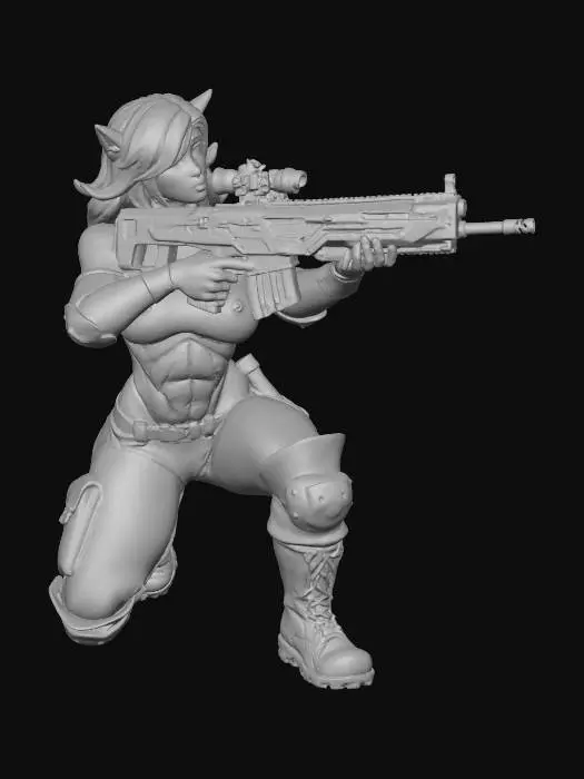 3D model for Archer Sentinel Felina